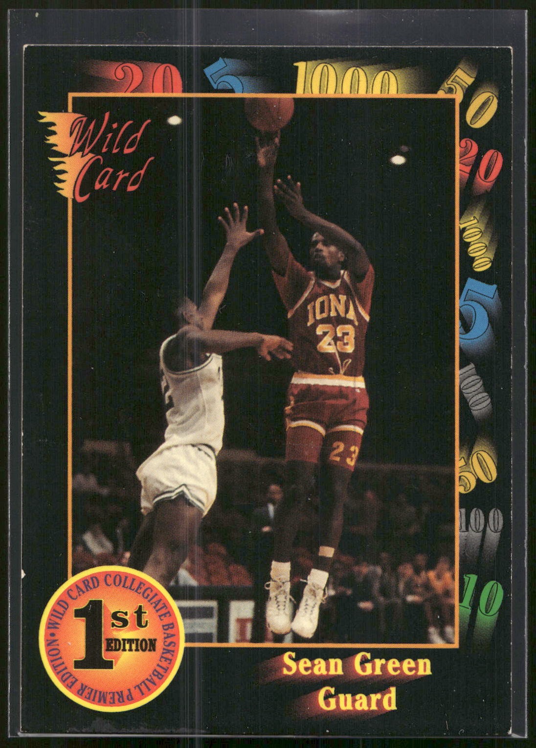 1991-92 Wild Card #37 Sean Green