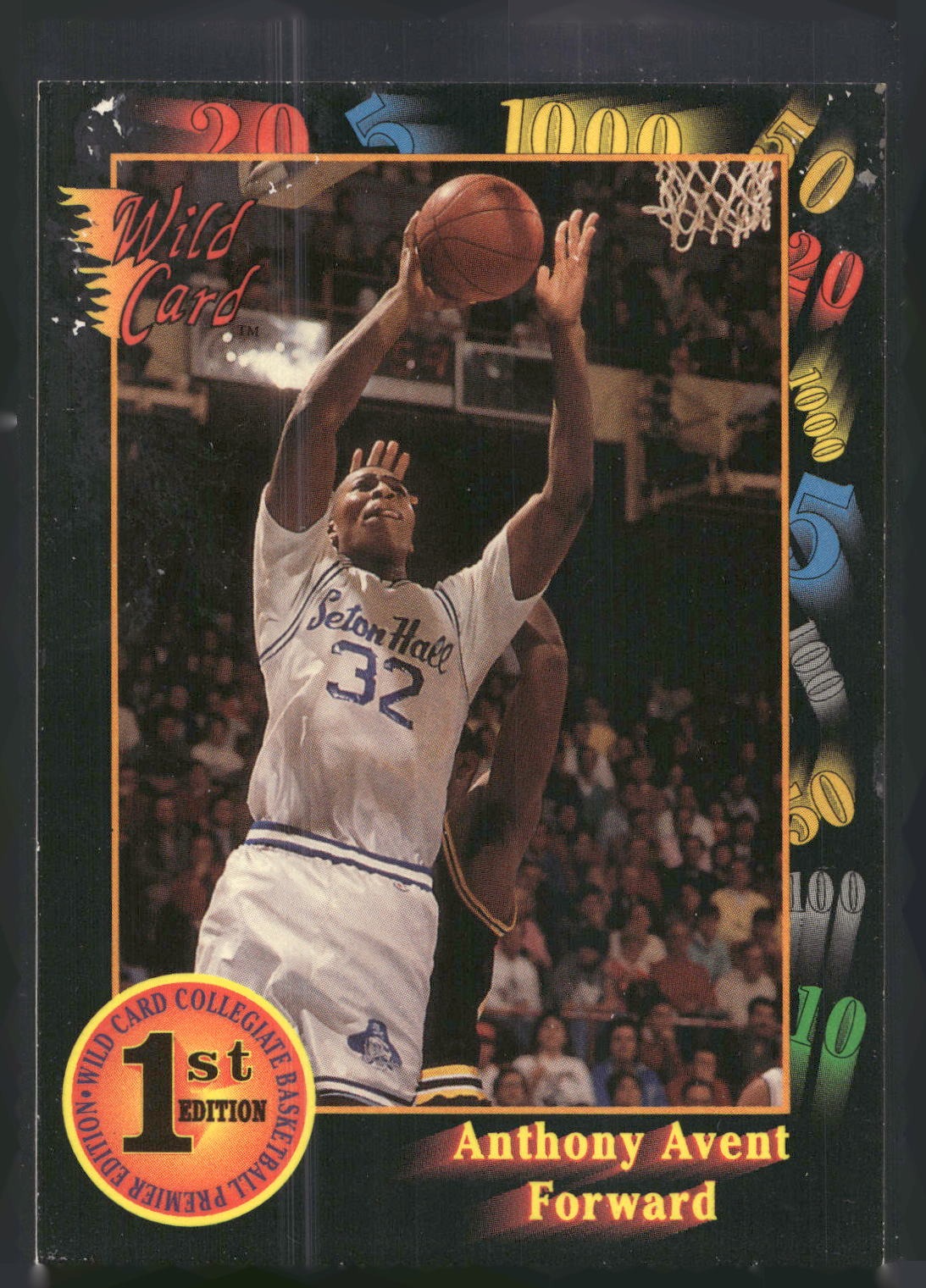 1991-92 Wild Card #6 Anthony Avent