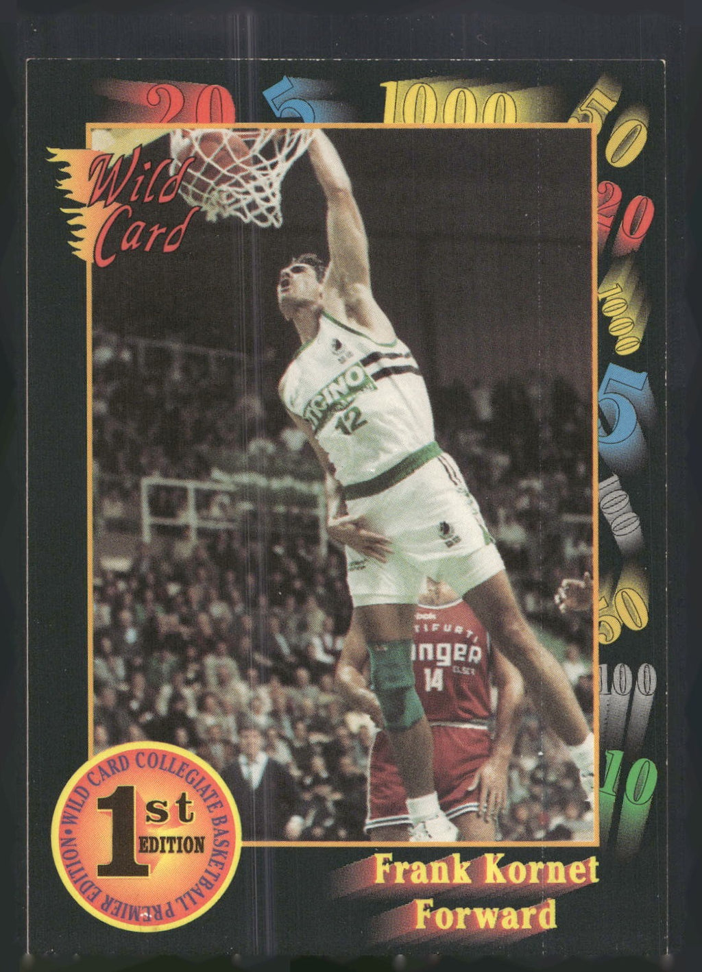 1991-92 Wild Card #76 Frank Kornet
