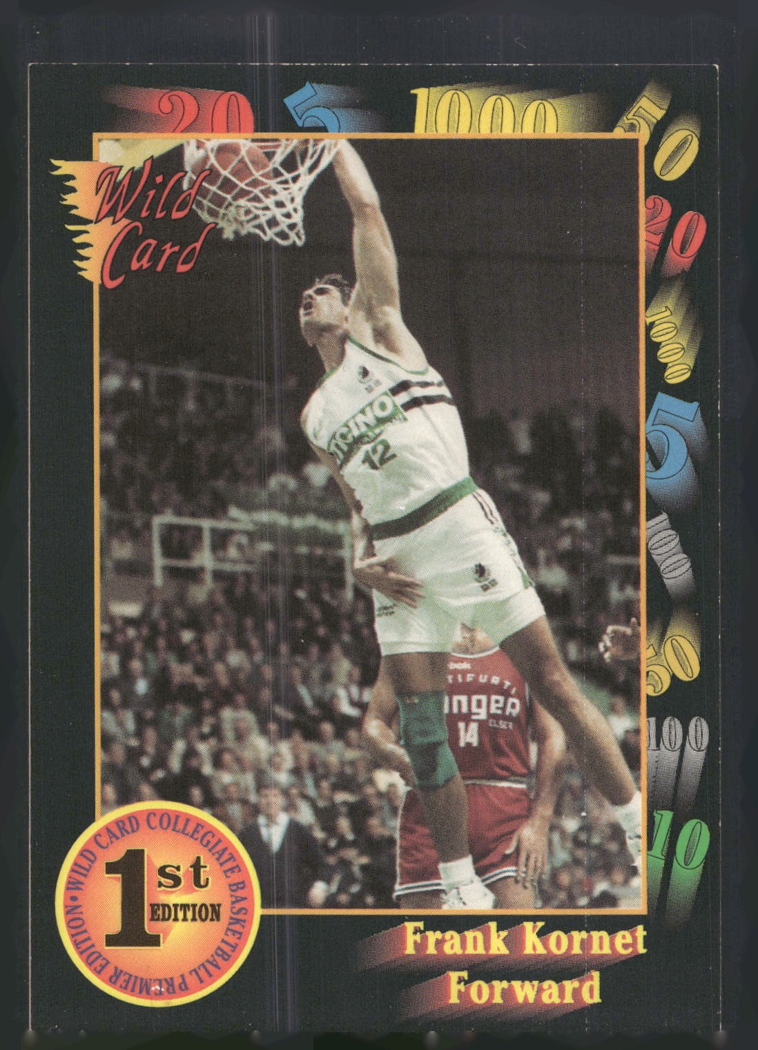1991-92 Wild Card #76 Frank Kornet