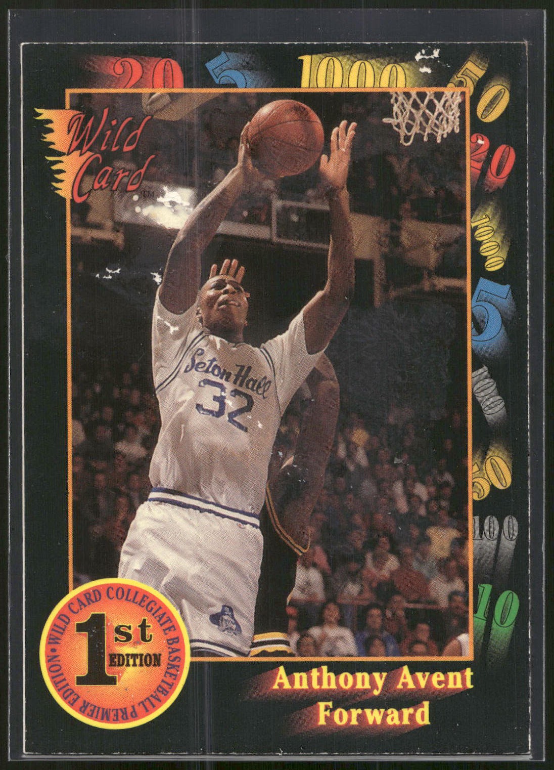 1991-92 Wild Card #6 Anthony Avent