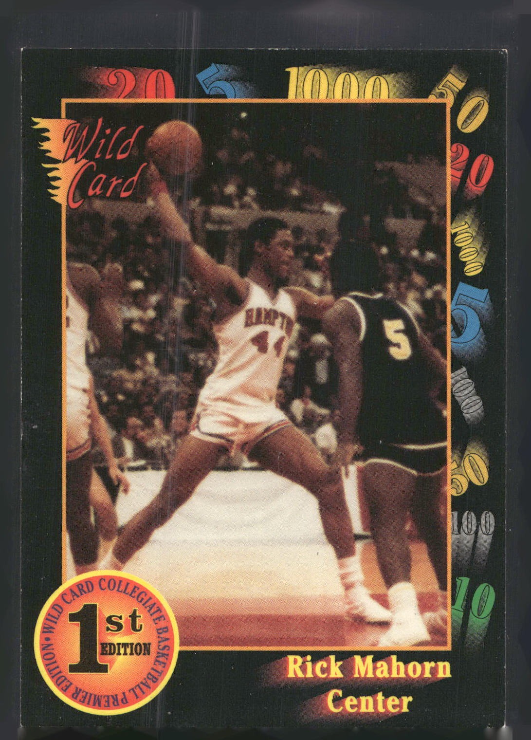 1991-92 Wild Card #113 Rick Mahorn