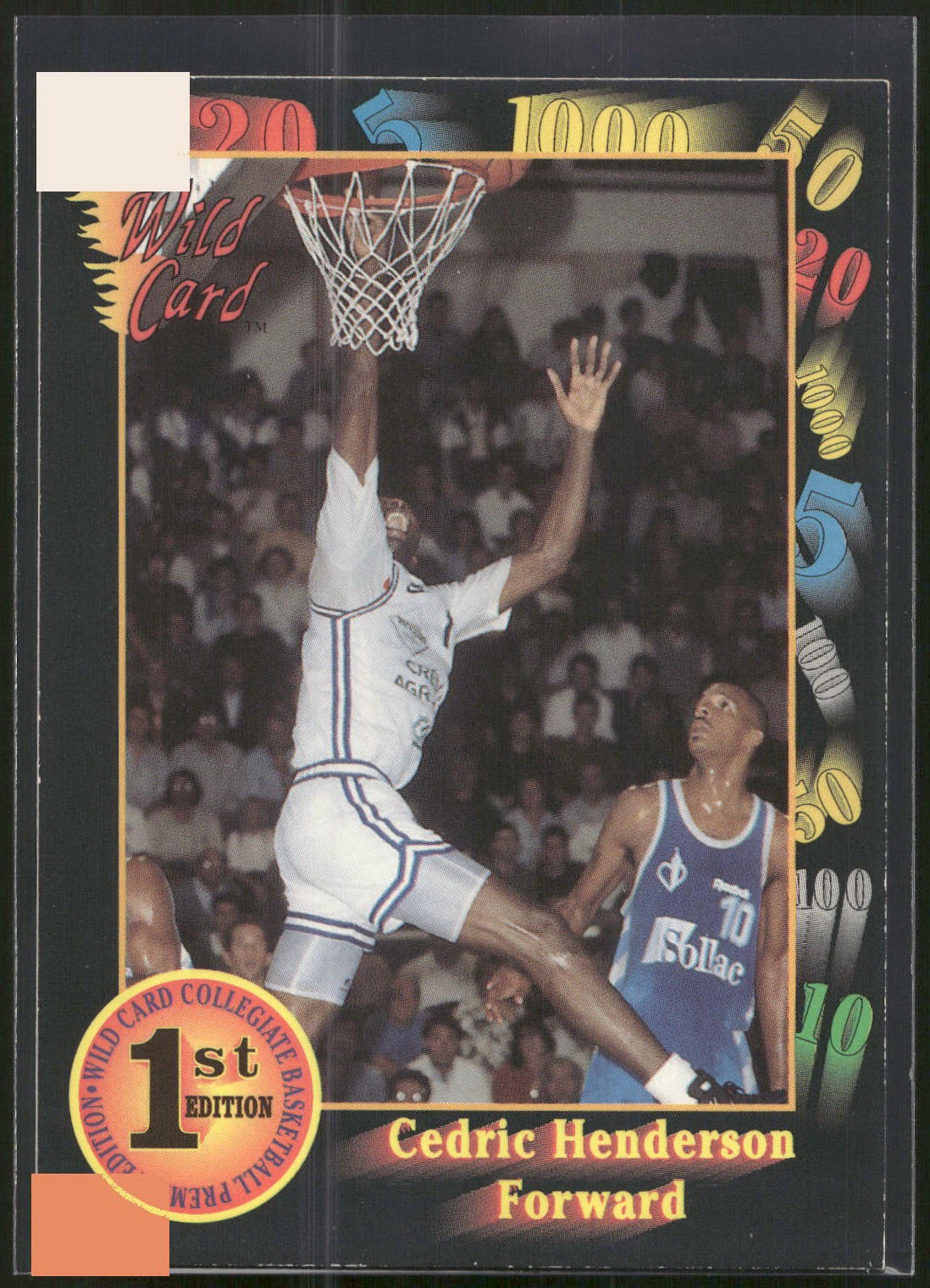 1991-92 Wild Card #87 Cedric Henderson