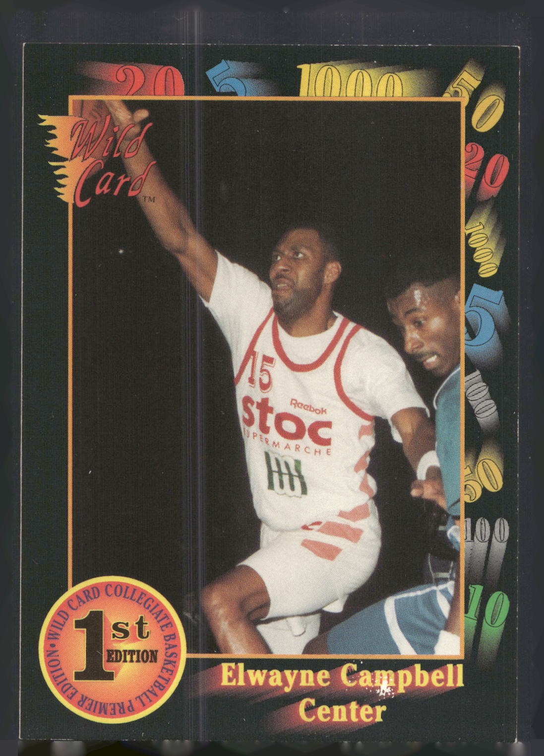 1991-92 Wild Card #85 Elwayne Campbell