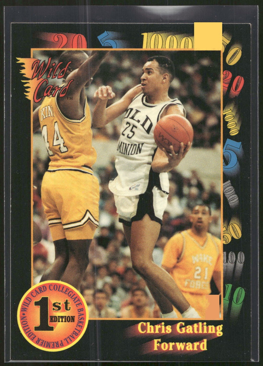1991-92 Wild Card #86 Chris Gatling