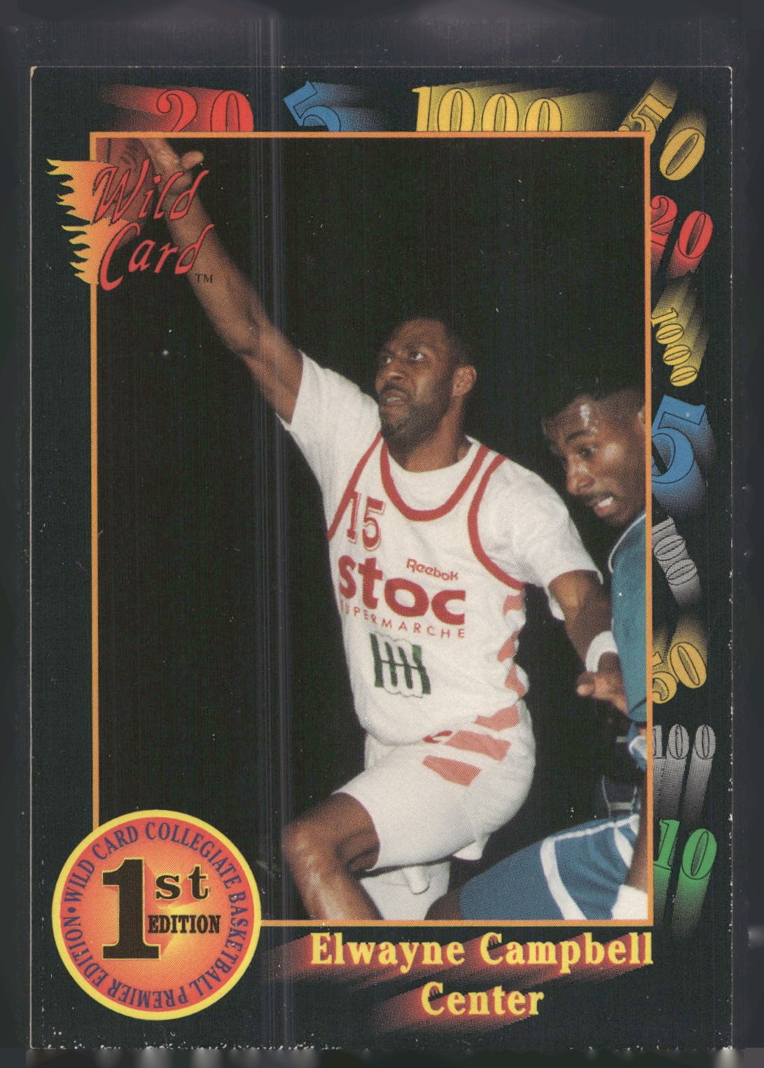 1991-92 Wild Card #85 Elwayne Campbell