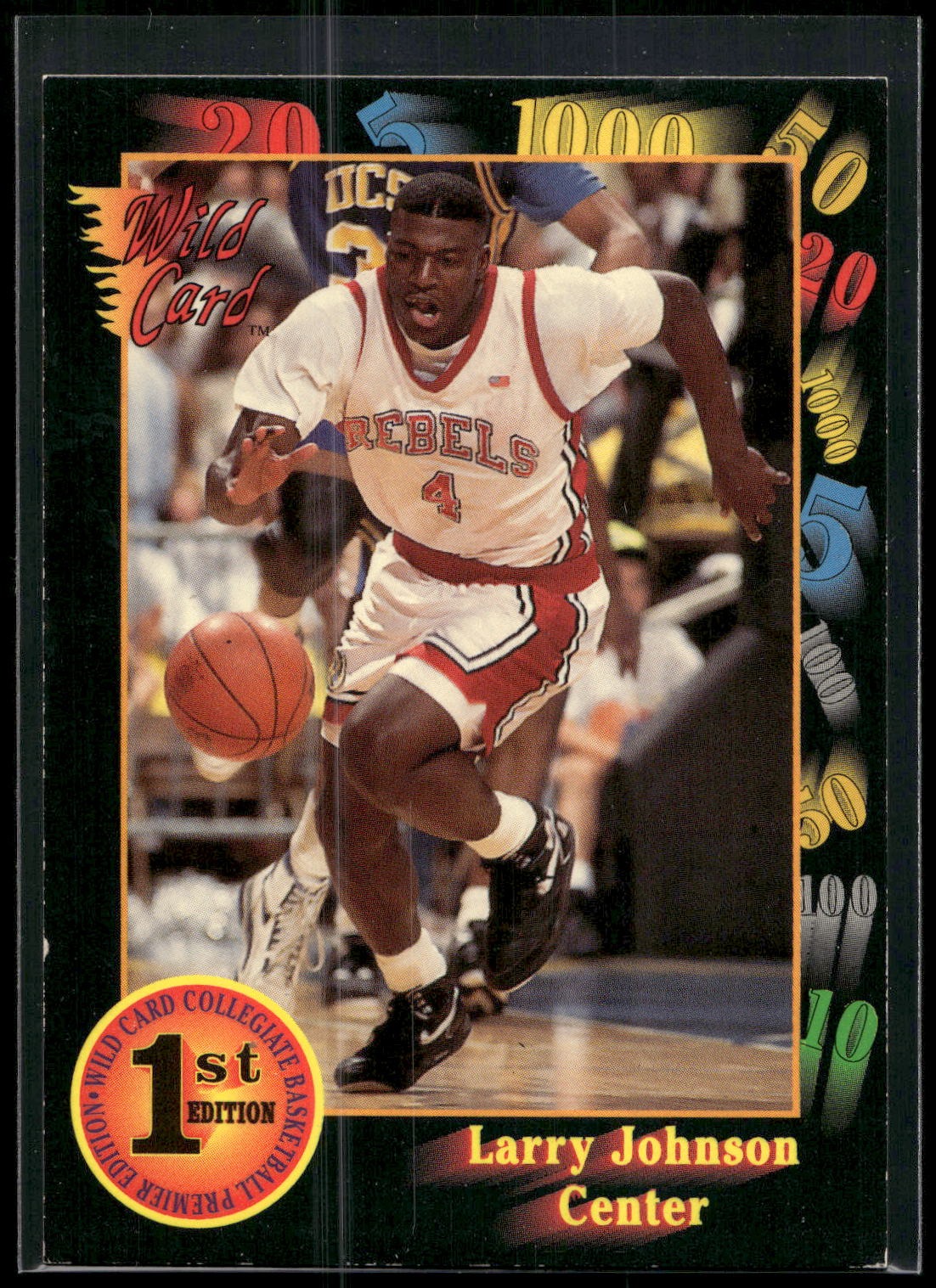 1991-92 Wild Card #24 Larry Johnson