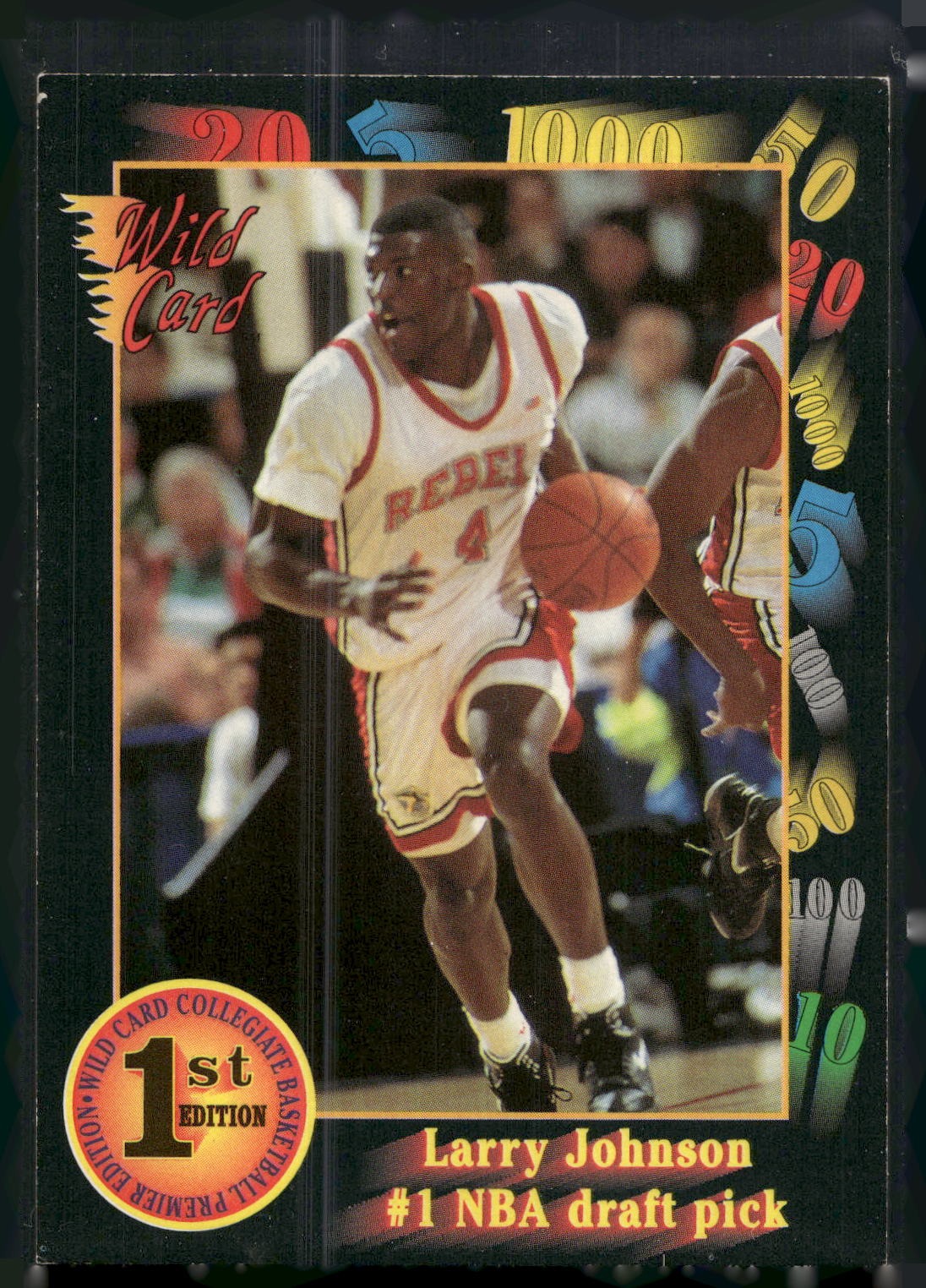 1991-92 Wild Card #1 Larry Johnson