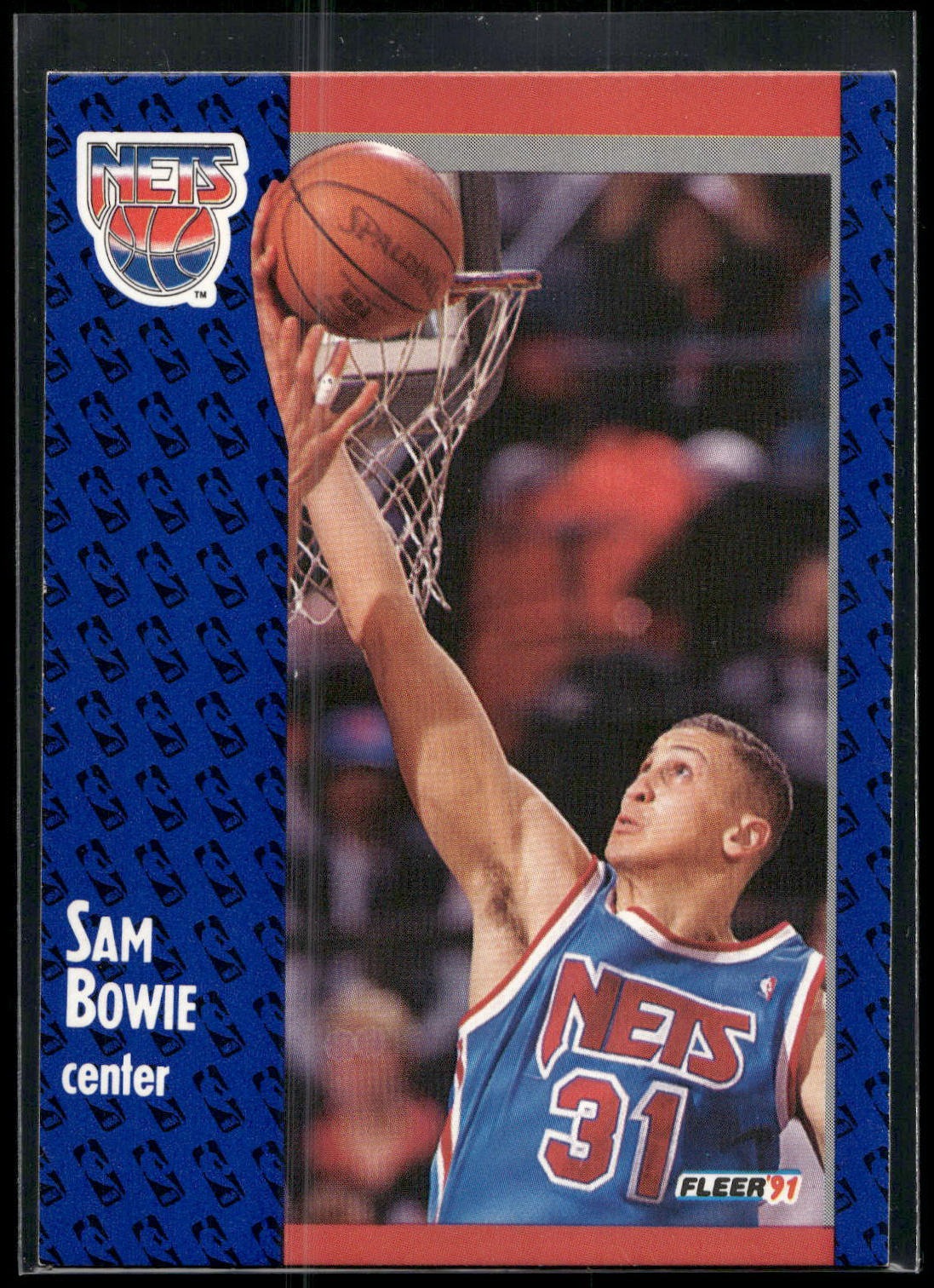 1991-92 Fleer #129 Sam Bowie