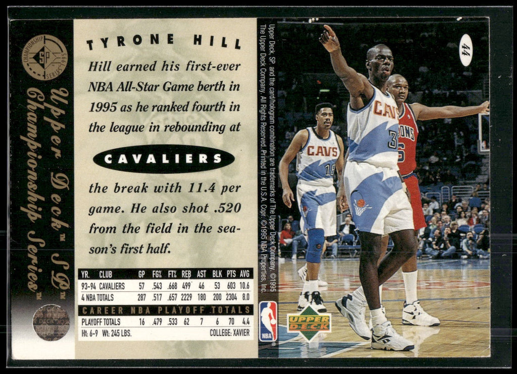 1994-95 SP Championship #44 Tyrone Hill