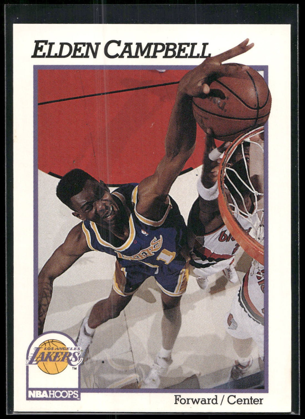 1991-92 Hoops #382 Elden Campbell