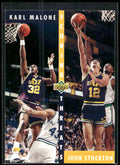 1992-93 Upper Deck #66b Karl Malone / John Stockton