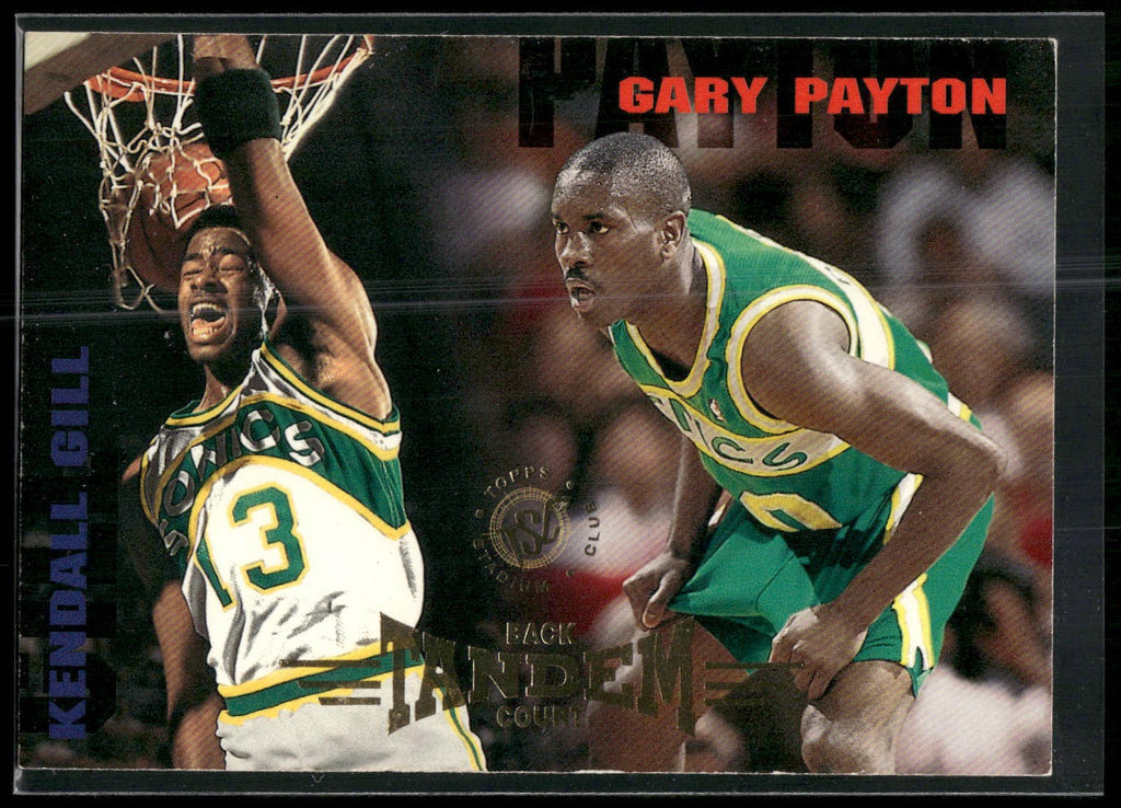 1994-95 Stadium Club #326 Kendall Gill / Gary Payton