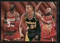 1994-95 Fleer #4 Hakeem Olajuwon / Reggie Miller / Loy Vaught Team Leaders