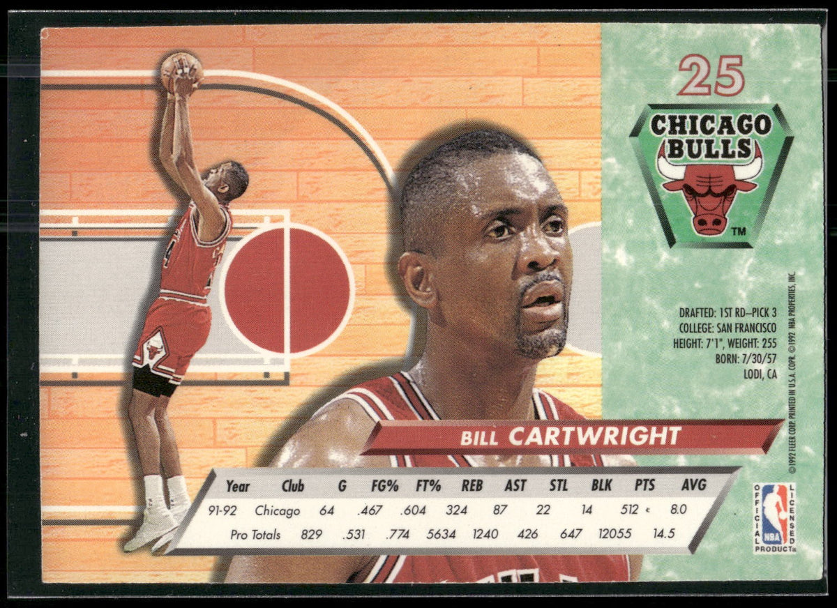 1992-93 Ultra #25 Bill Cartwright