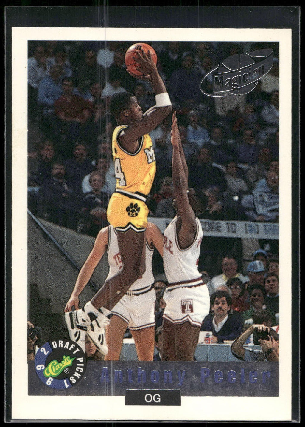 1992 Classic Draft Picks #13 Anthony Peeler