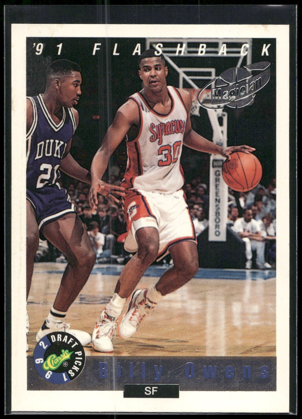 1992 Classic Draft Picks #BC2 Billy Owens Magicians