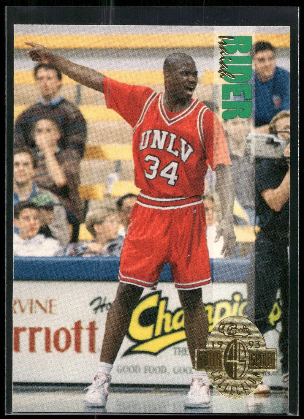 1993 Classic Four Sport #4 Isaiah Rider