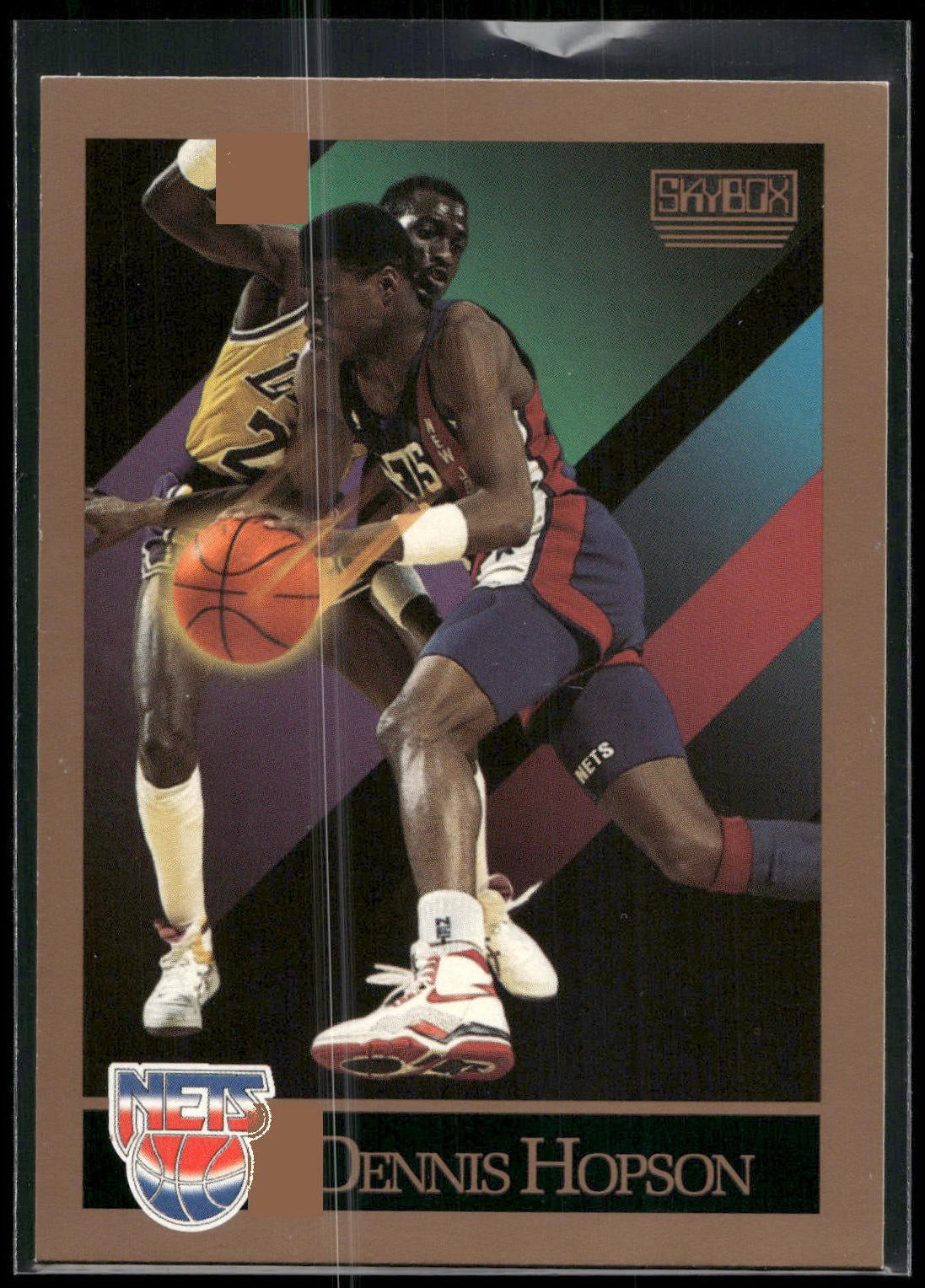 1990-91 SkyBox #182 Dennis Hopson