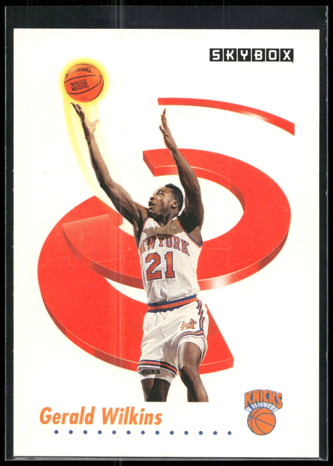 1991-92 SkyBox #198 Gerald Wilkins