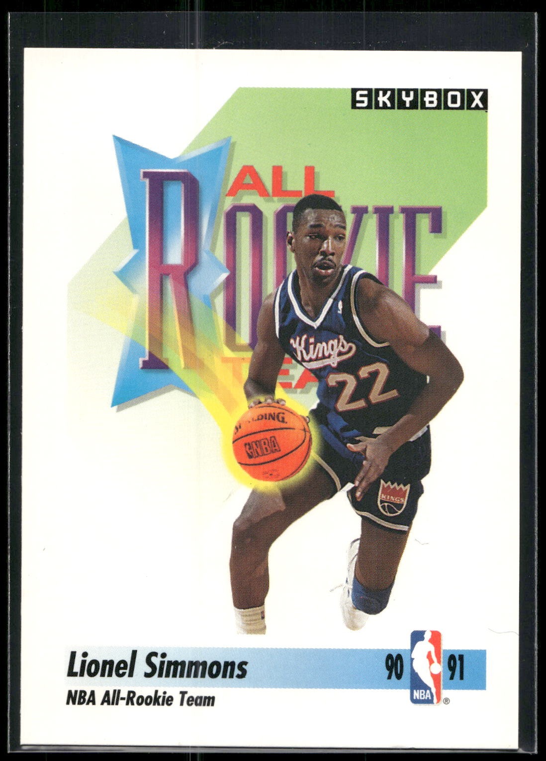 1991-92 SkyBox #319 Lionel Simmons
