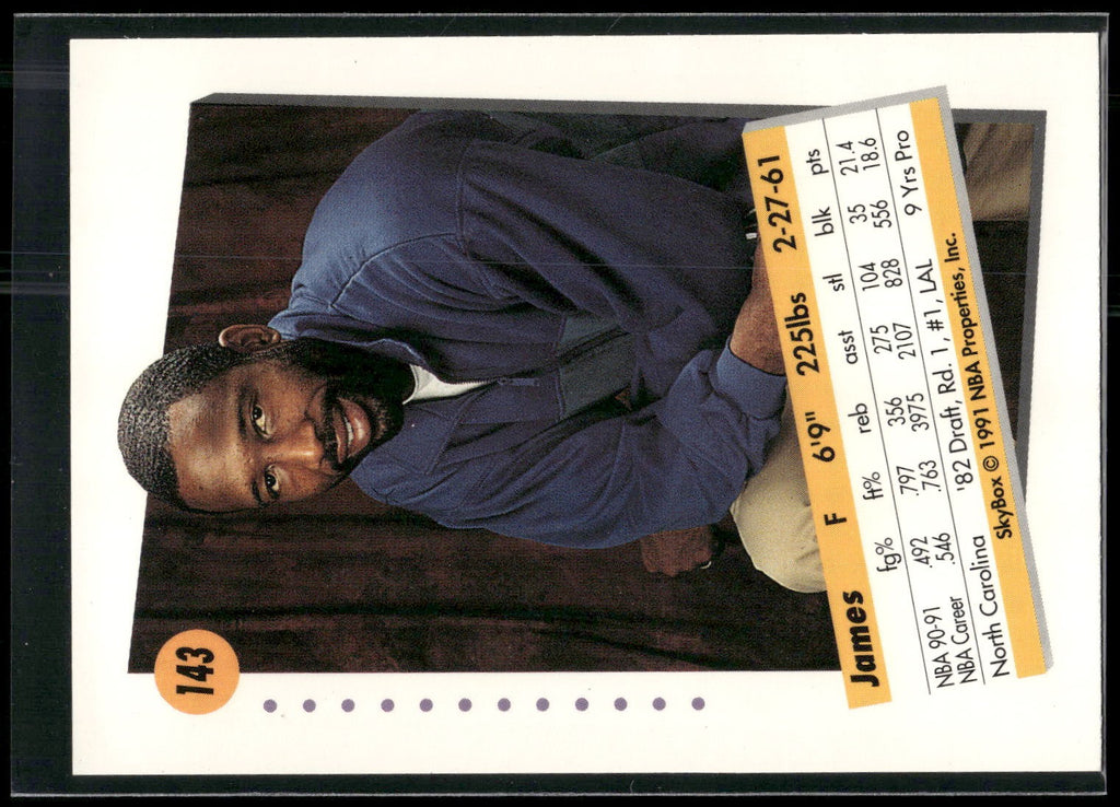 1991-92 SkyBox #143 James Worthy
