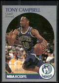 1990-91 Hoops #185 Tony Campbell