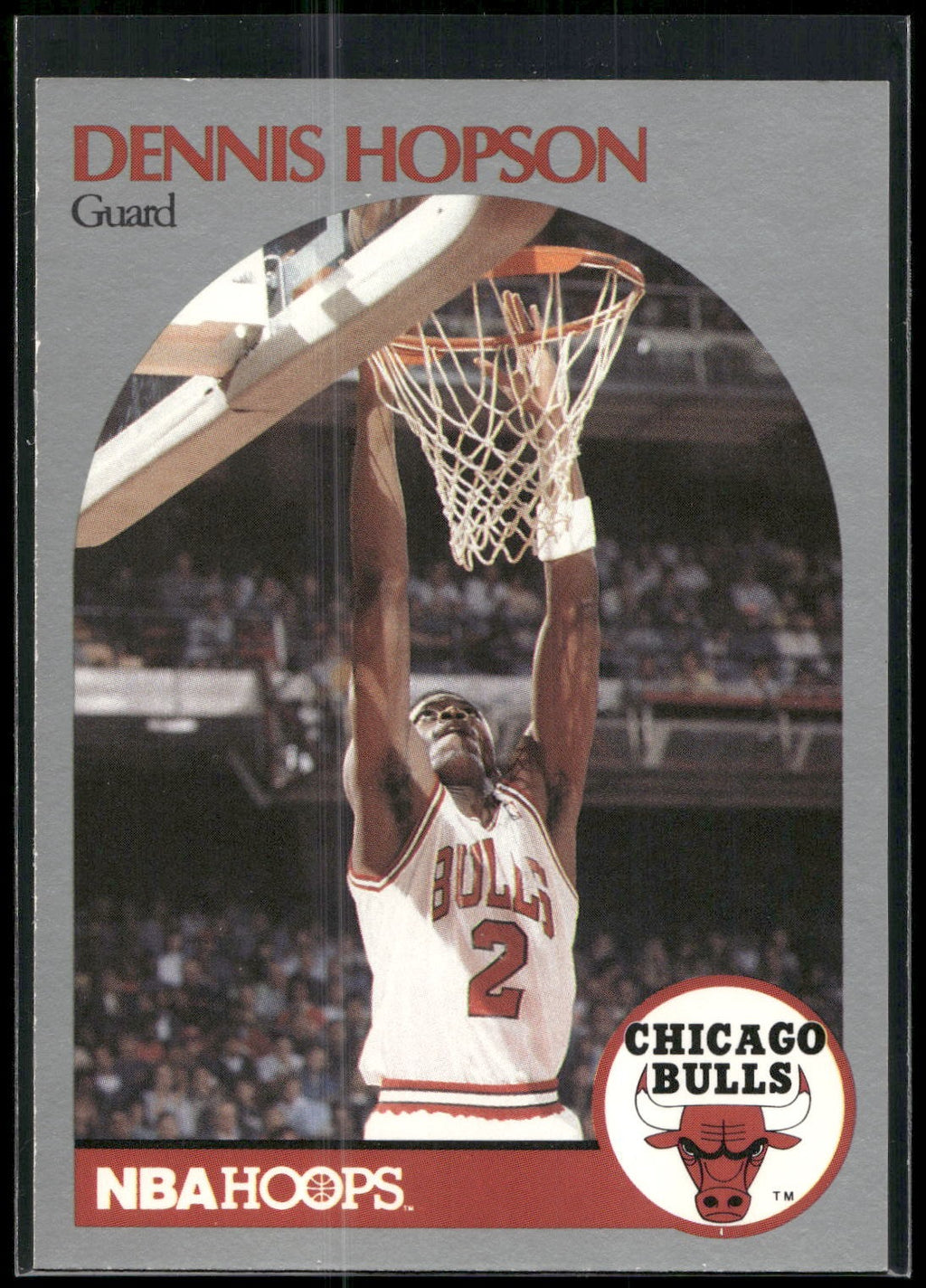 1990-91 Hoops #404 Dennis Hopson
