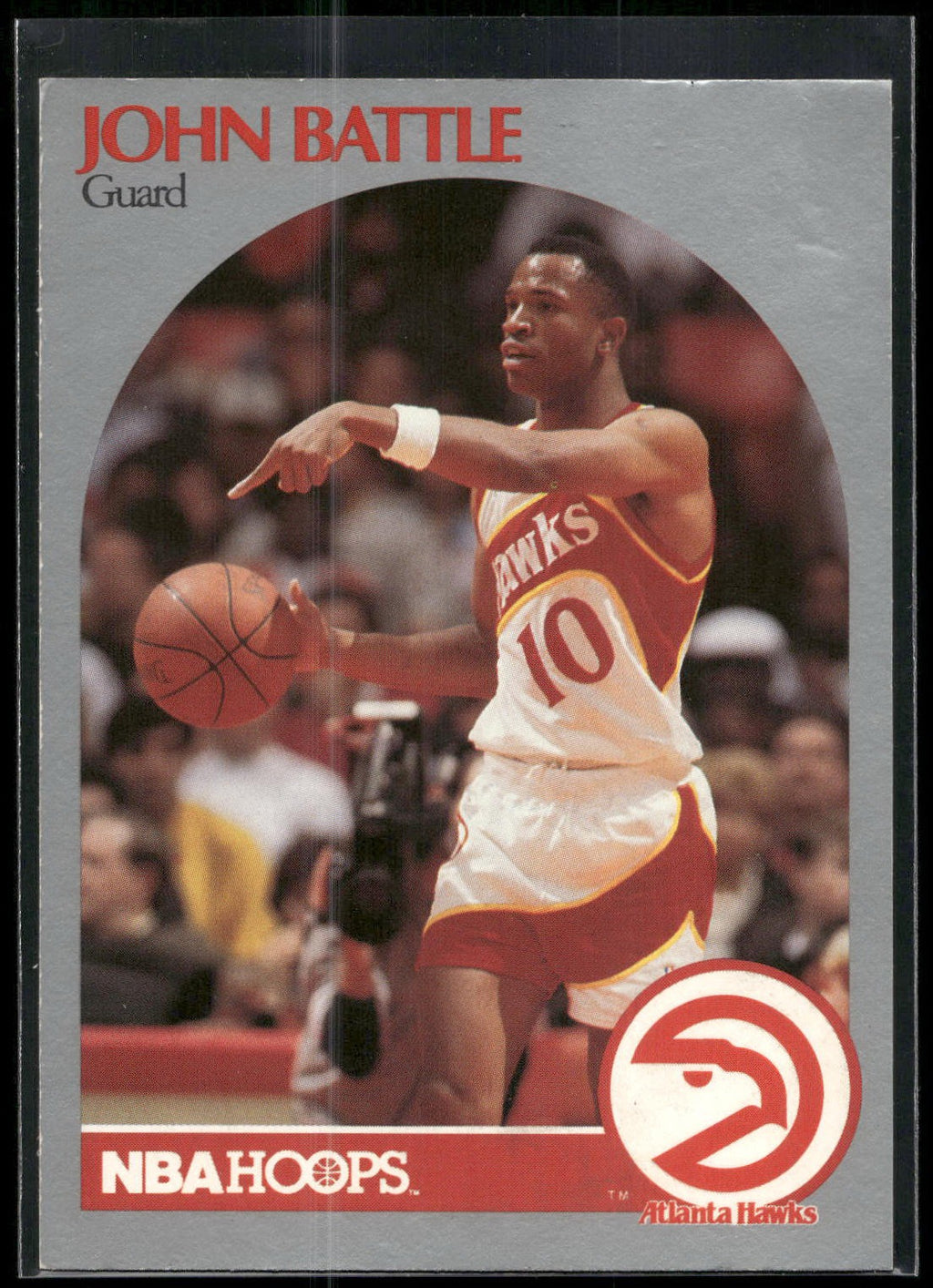 1990-91 Hoops #27 John Battle