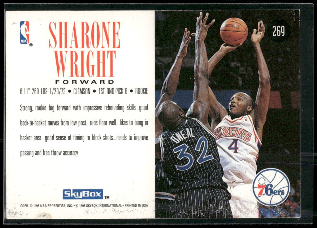 1994-95 SkyBox Premium #269 Sharone Wright