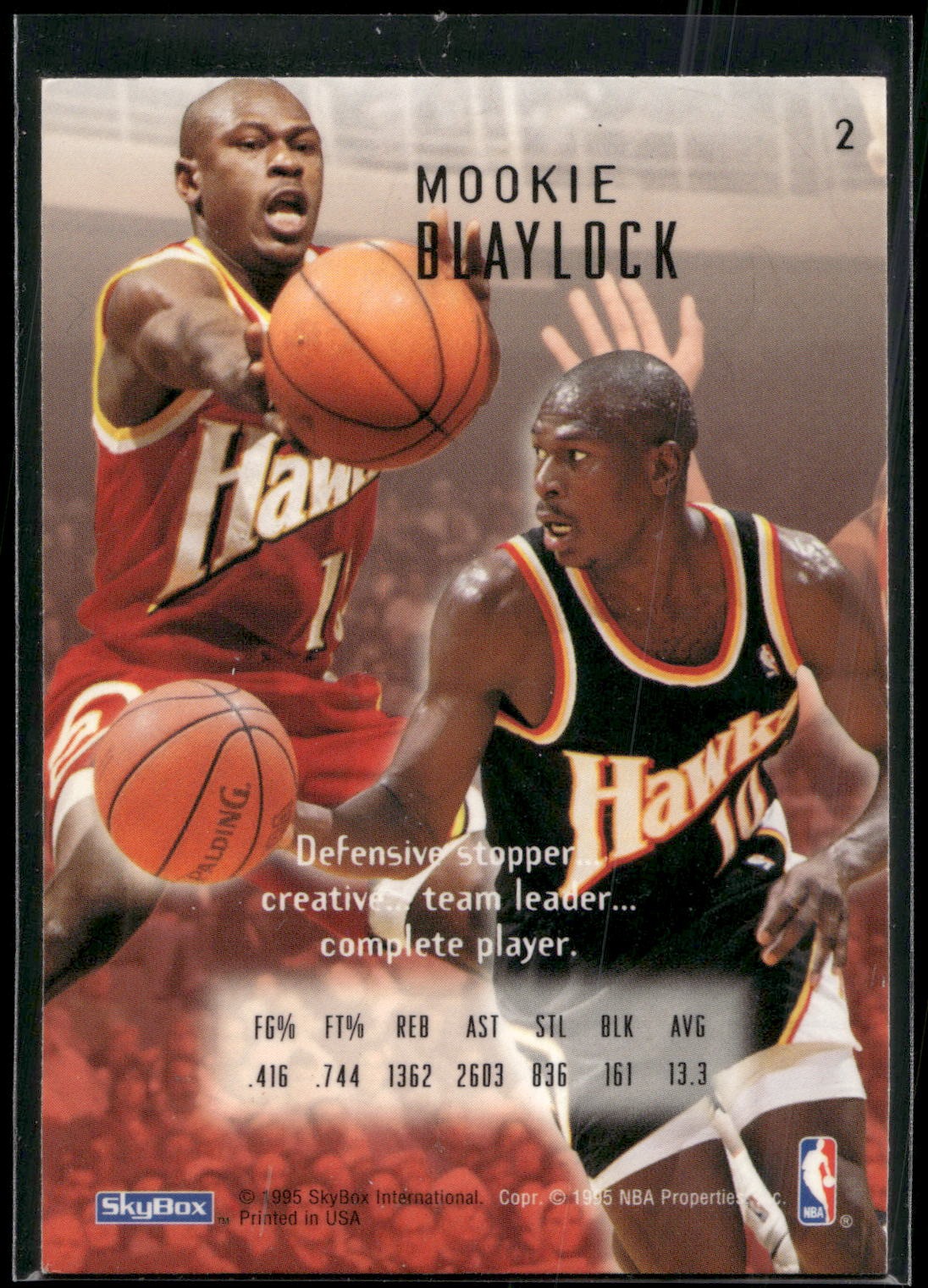 1994-95 SkyBox E-Motion #2 Mookie Blaylock