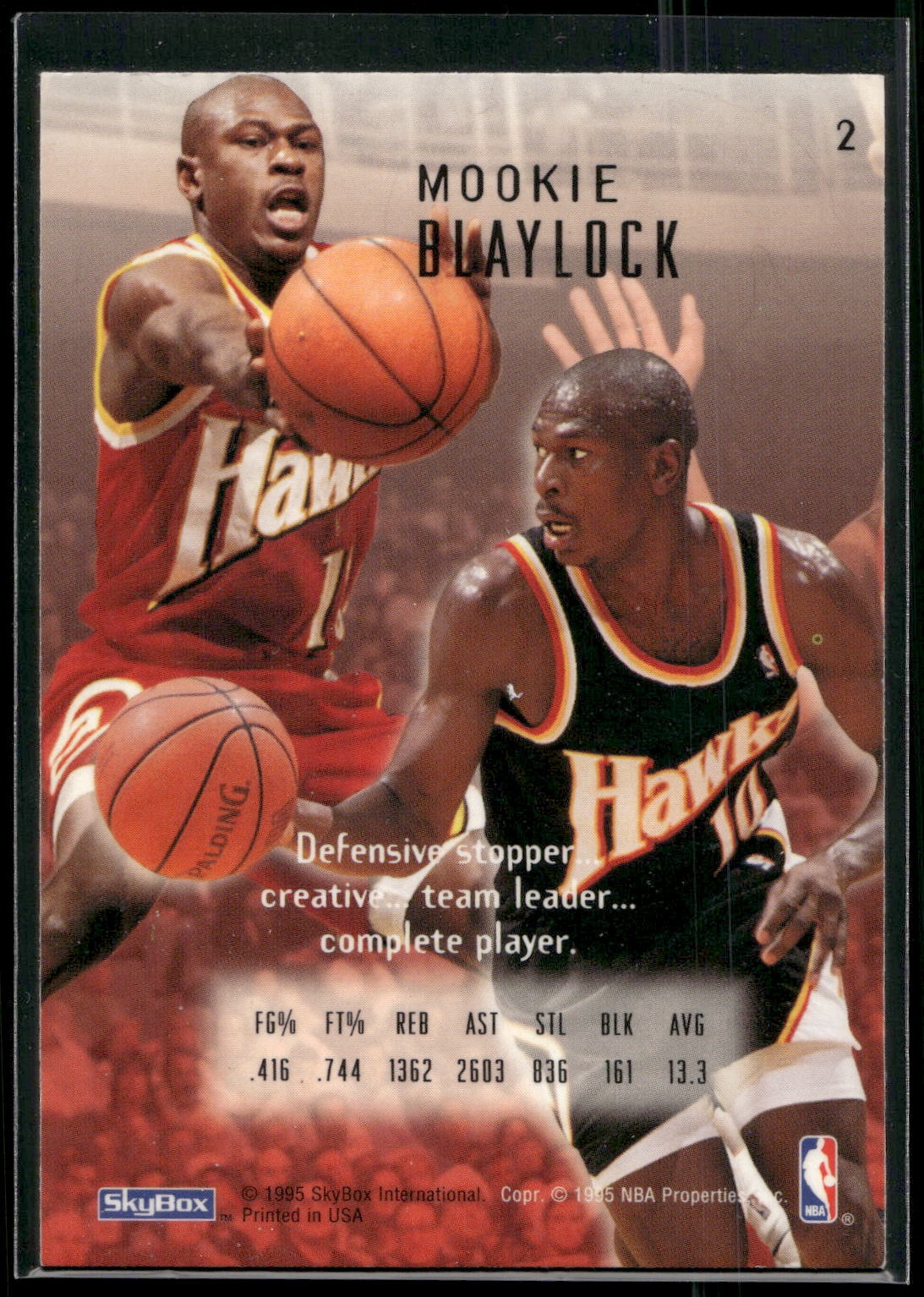 1994-95 SkyBox E-Motion #2 Mookie Blaylock