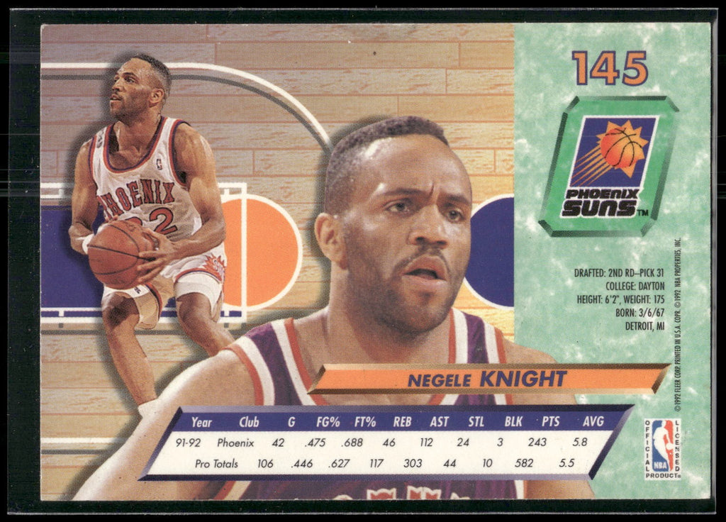 1992-93 Ultra #145 Negele Knight