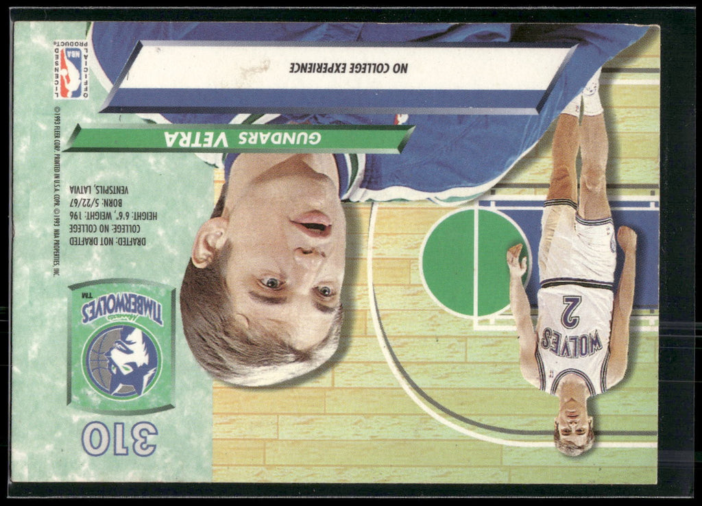 1992-93 Ultra #310 Gundars Vetra