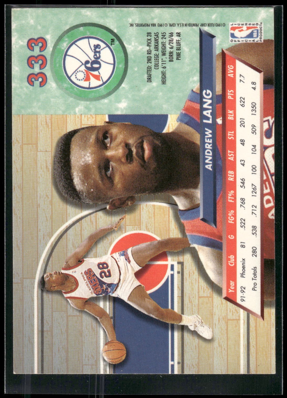 1992-93 Ultra #333 Andrew Lang
