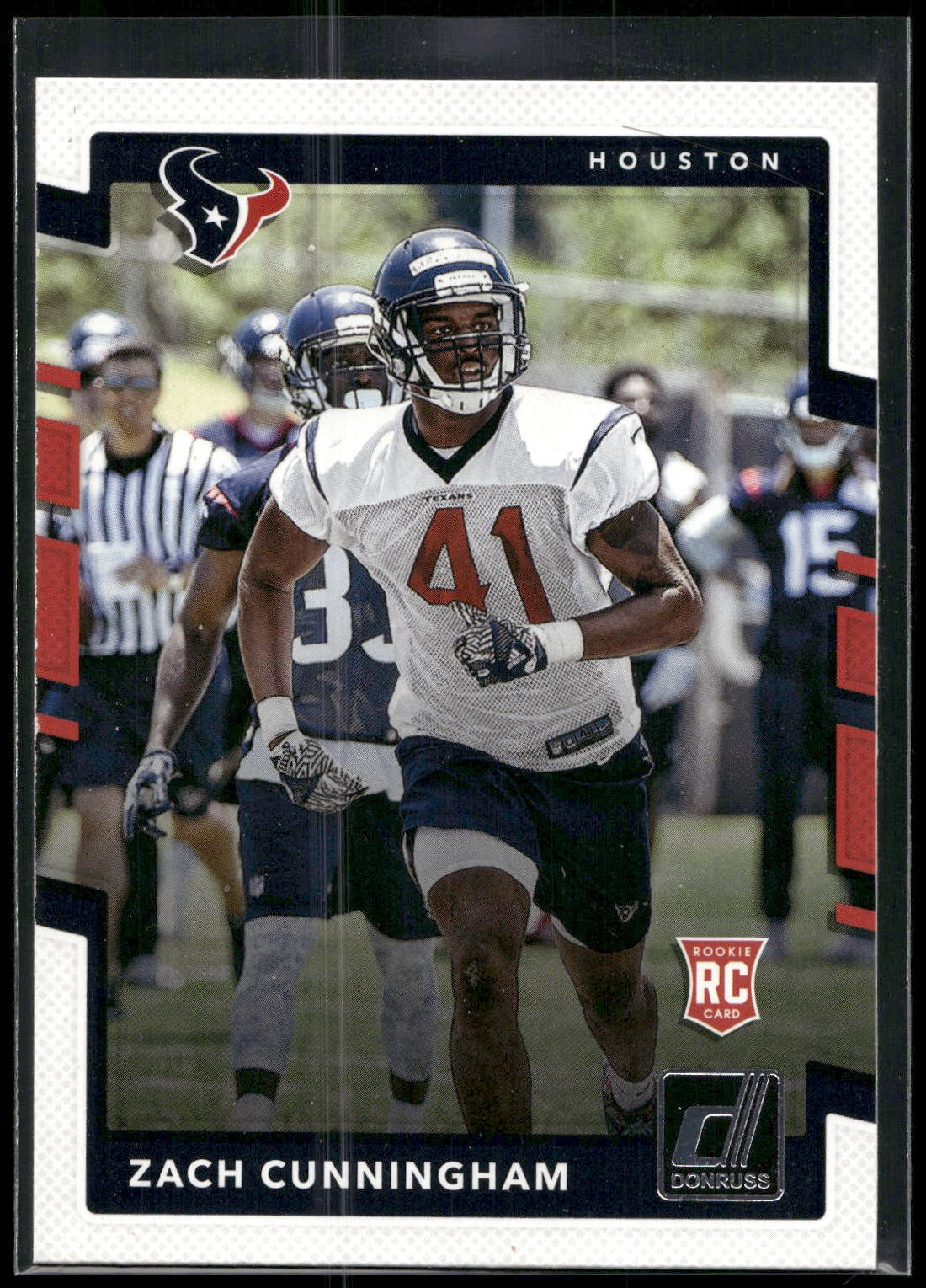 2017 Donruss #353 Zach Cunningham Press Proof Blue