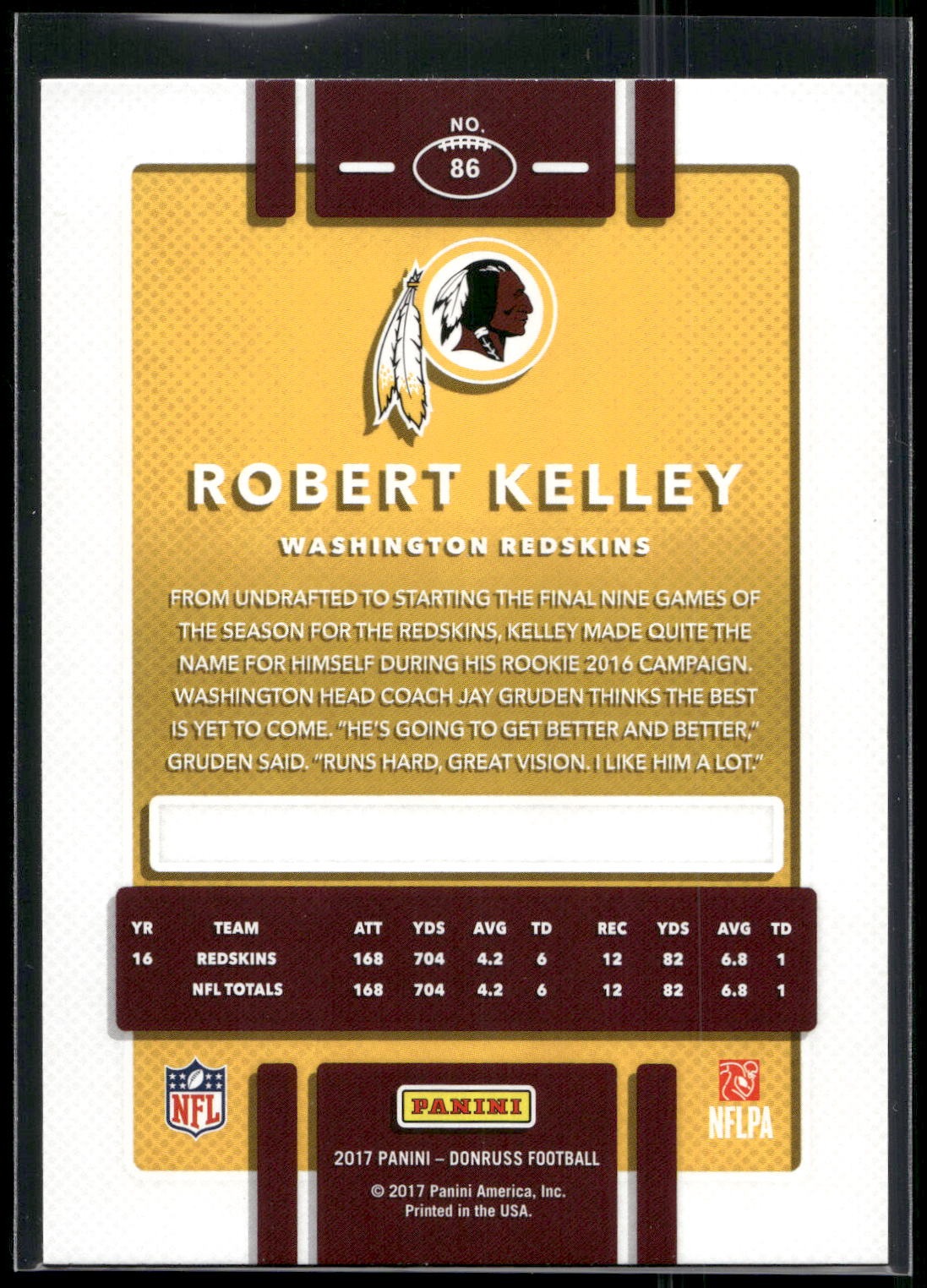 2017 Donruss #86 Robert Kelley