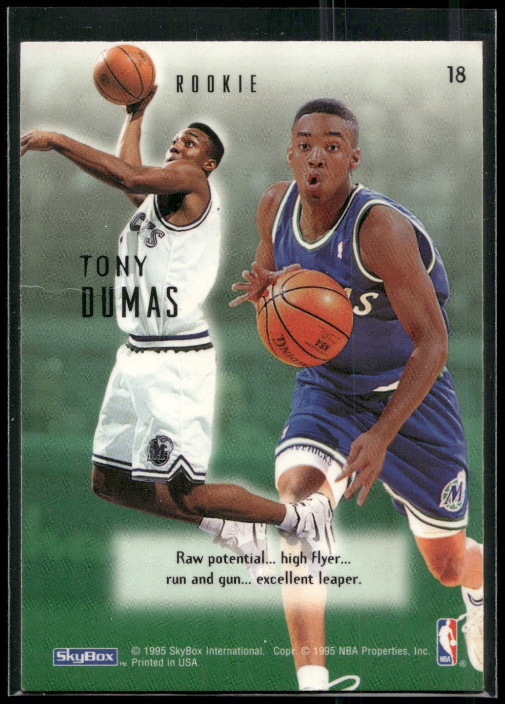 1994-95 SkyBox E-Motion #18 Tony Dumas