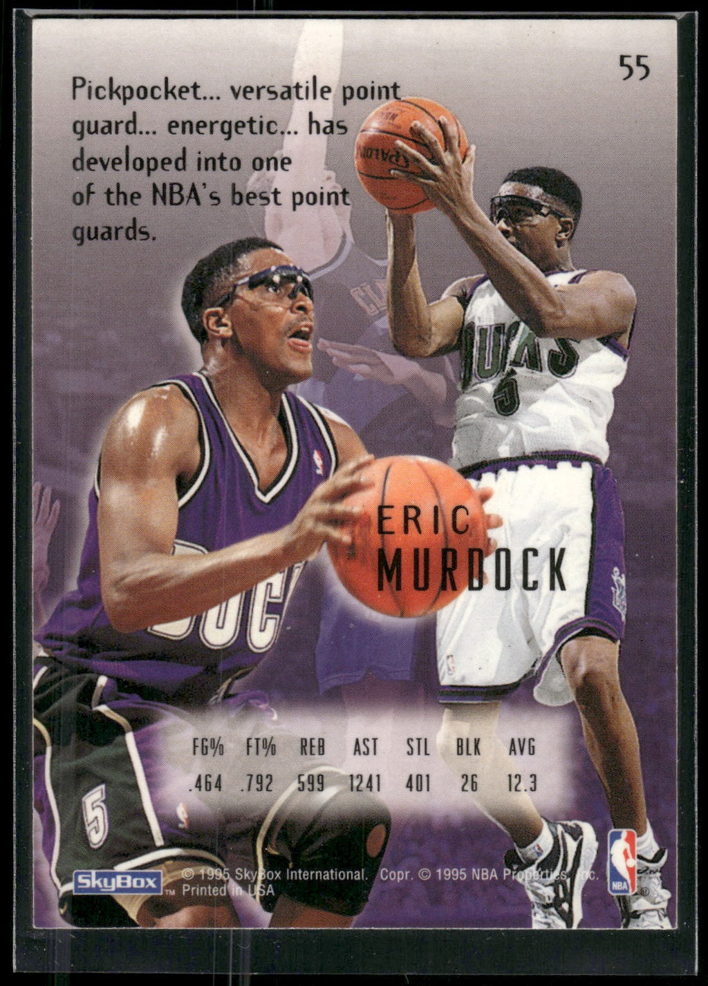 1994-95 SkyBox E-Motion #55 Eric Murdock