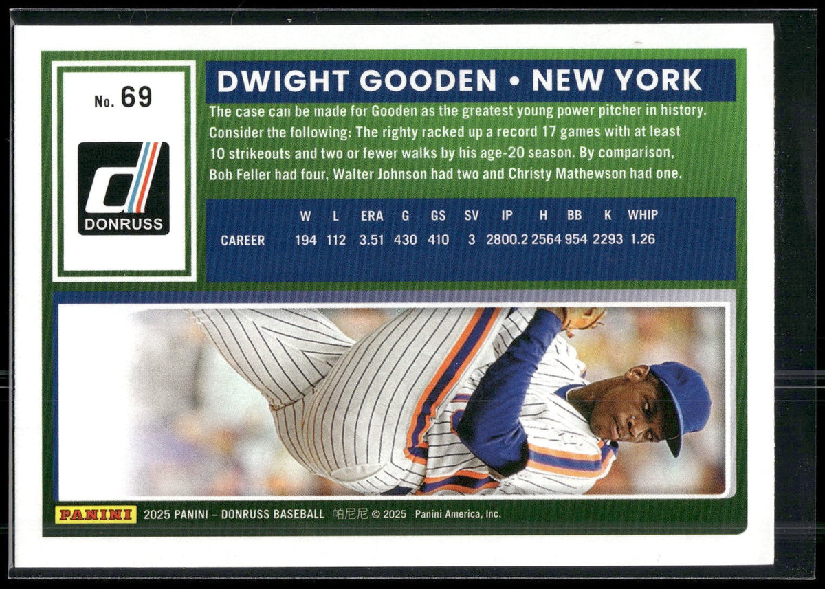 2025 Donruss #69 Dwight Gooden