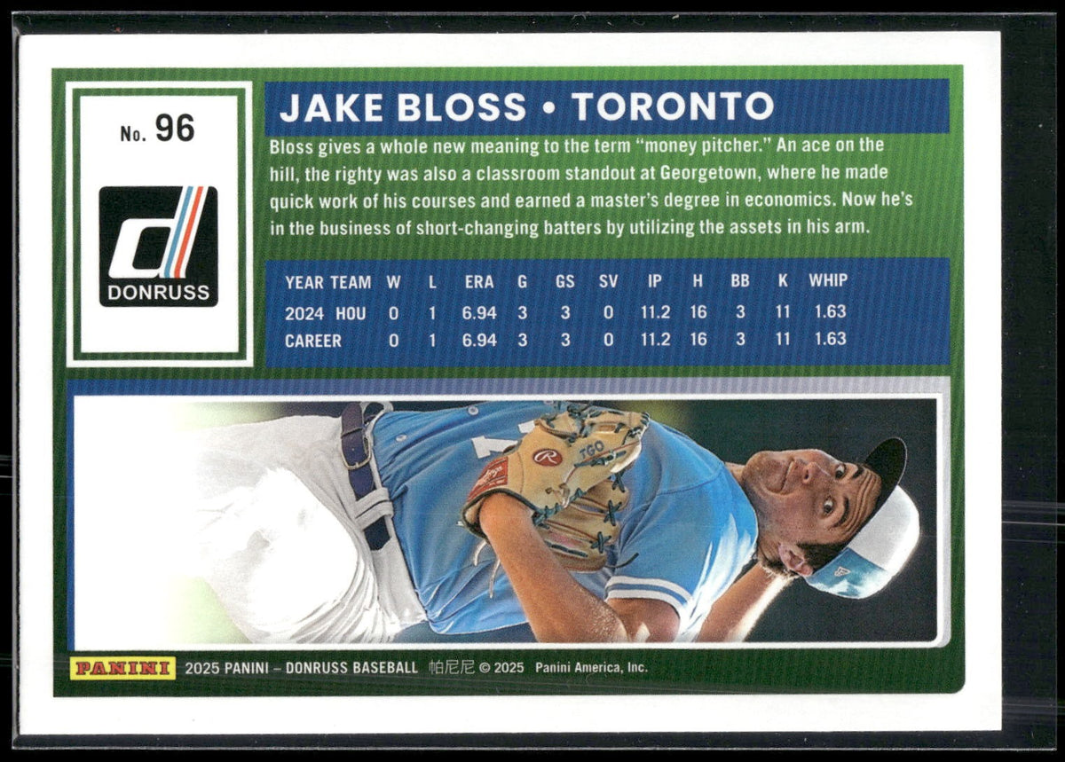 2025 Donruss #96 Jake Bloss