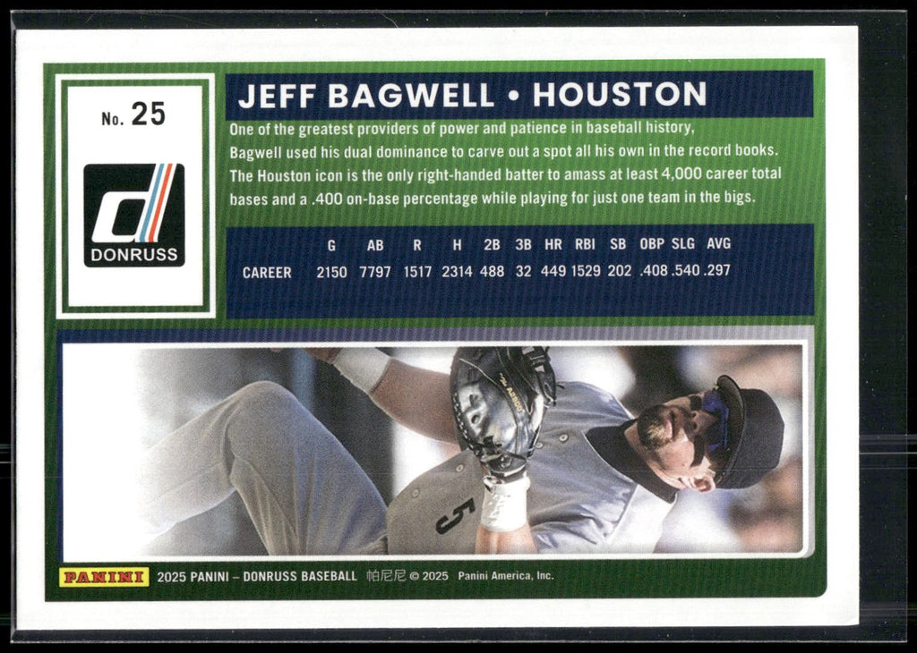 2025 Donruss #25 Jeff Bagwell