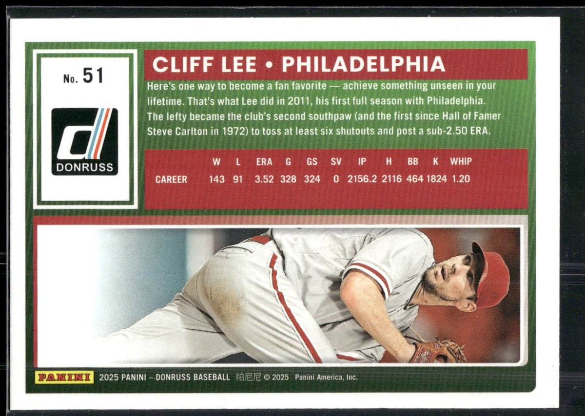 2025 Donruss #51 Cliff Lee