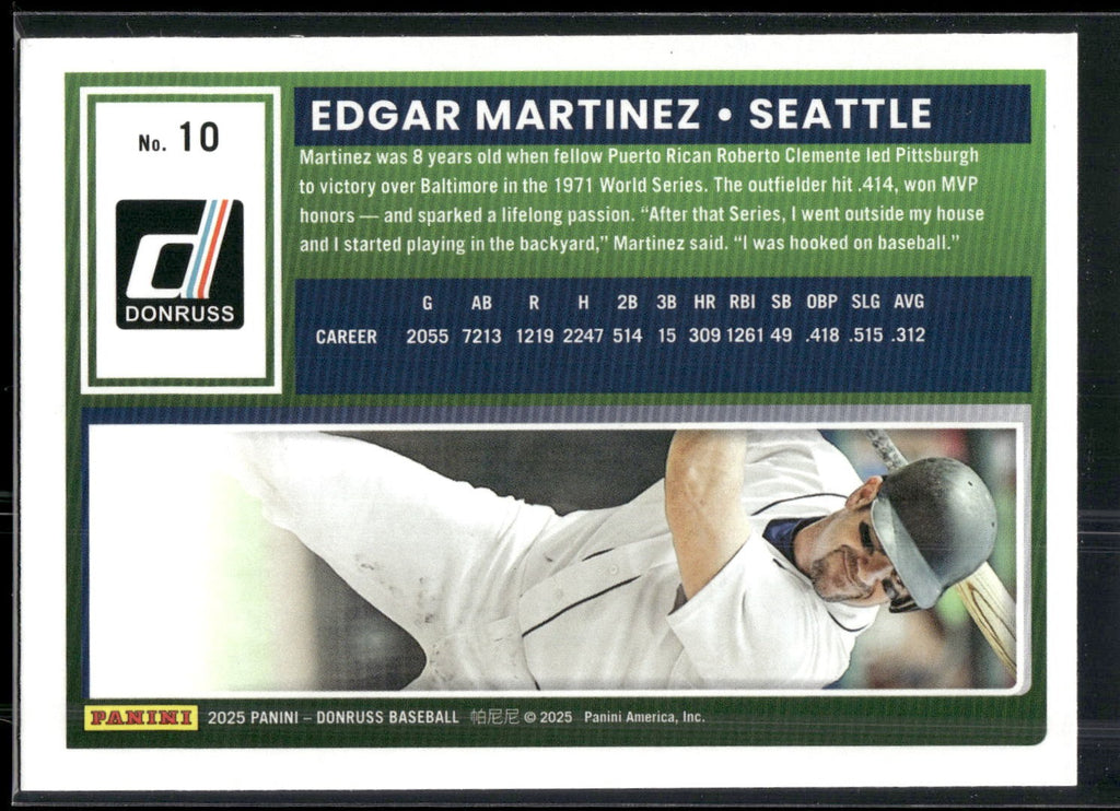 2025 Donruss #10 Edgar Martinez