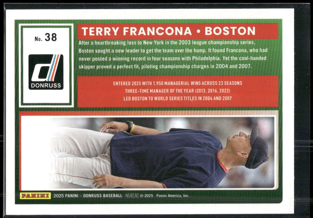 2025 Donruss #38 Terry Francona