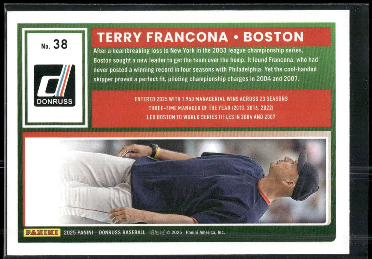 2025 Donruss #38 Terry Francona