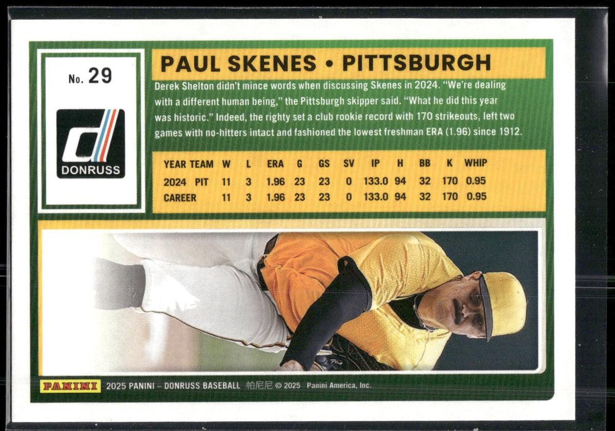 2025 Donruss #29 Paul Skenes