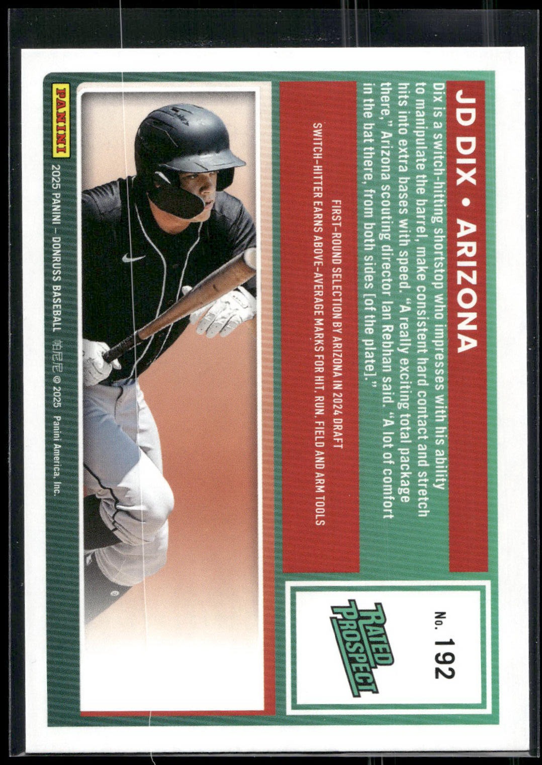 2025 Donruss #192 JD Dix