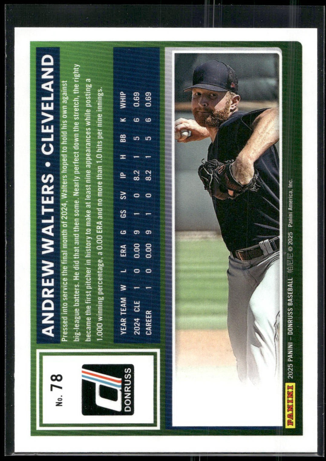 2025 Donruss #78 Andrew Walters