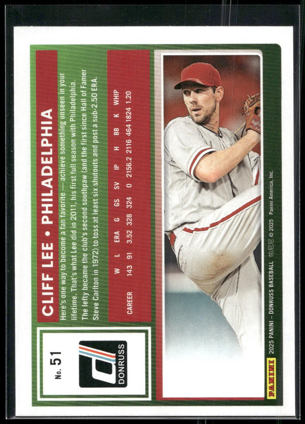 2025 Donruss #51 Cliff Lee